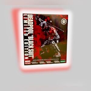 KOTOBUKIYA DEADPOOL "BLACK SUIT" Limited Edition ARTFX+ 1/10 Snapfit Model Kit